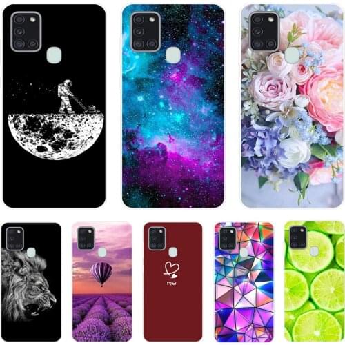 B Case For Samsung A21S Case Phone Cover Silicone Soft TPU Back Cover for Samsung Galaxy A21S Case A 21S A21 S Coque Bumper