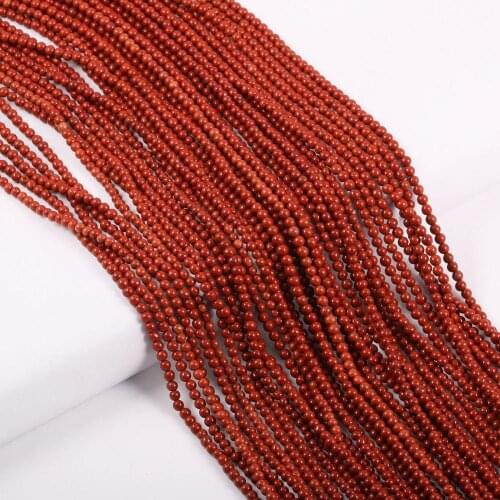 Natural Stone Beads Red Color Coral Beads Loose Beaded for Jewelry Making Beadwork DIY Necklace bracelet accessories Wholesale