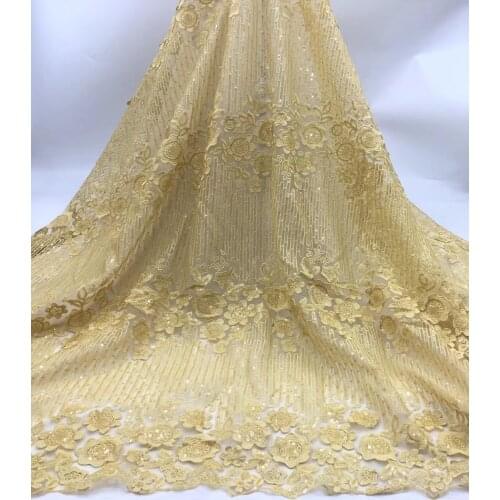 French Lace JRB-7.31903 Embroidery Mesh fabric with Sequins Nigerian Lace Fabric French Net Lace Fabric