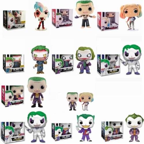 Funko Suicide Squad Harley Quinn Joker Vinyl Action Figure Collectible Model Toys for Children Birthday Gift