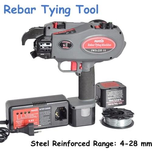 4-28mm Rebar Tying Tools Cordless Round Binder Reinforced Concrete Packer IWS-235