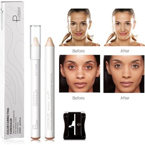 8 Colors Professional 2 In 1 Double-end Make Up Pen Waterproof Eyebrow Pencil Face Base Contour Makeup Face Concealer Pencil