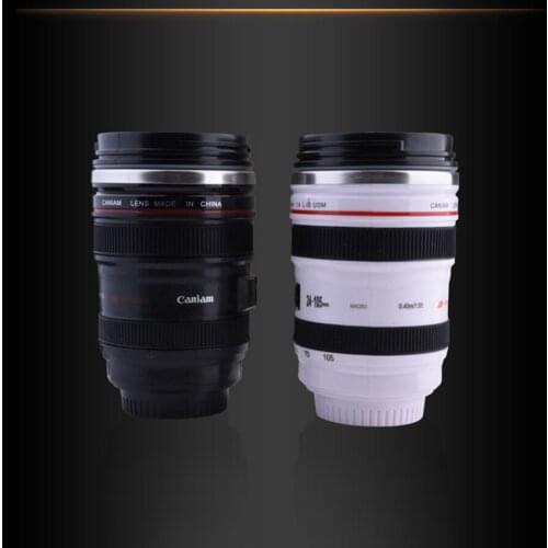 Nordic Metal Stainless Violin Mug Caf Creative Travel Slr Camera Mug Lion With Lid Canecas Criativa Geometric Cup Friends QZJ084