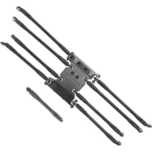 Metal Gearbox Mount Transmission Holder For Axial 1/10 RC Crawler SCX10 II 90046 90047 90075 With Metal Link Rod