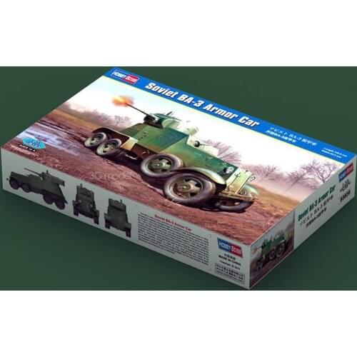TRUMPETER HOBBYBOSS scale model 85838 1/35 Military Miniatures SOVIET BA-3 ARMOR CAR assembly model kits scale vehicle model kit