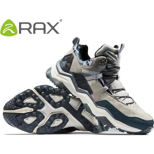 RAX Mens Waterproof Hiking Shoes Women Climbing Backpacking Trekking Boots Men Outdoor Shoes Anti-slip Mountain Sneakers Men