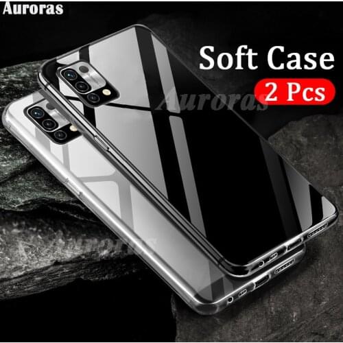 Auroras 2 pcs Case For UMIDIGI Power 5 Clear Water Soft Case Transparent Phone Cover For Umidigi Power5 Clear Case