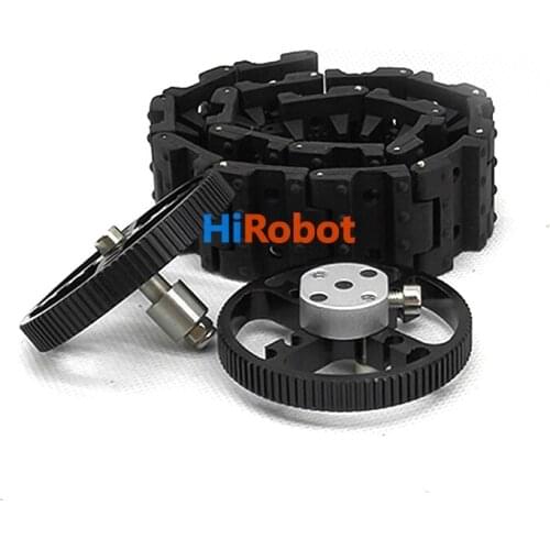 DIY toy tank kits include metal bearing wheels, driving wheels, rubber tracks, For DIY Tank Graduation Design / Robot Education