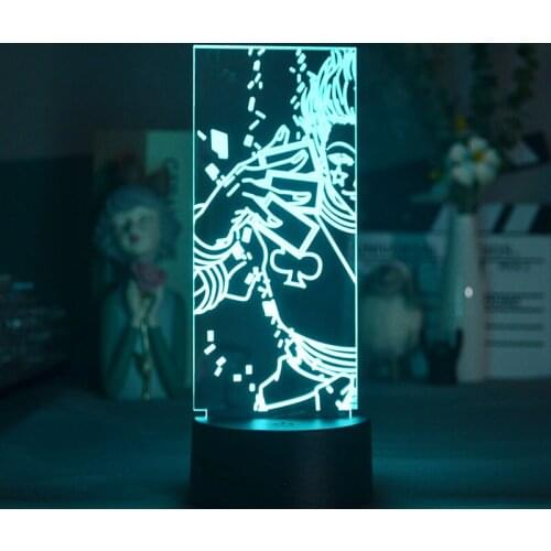 Plug In Nightlight 3D Anime LED Night Light Kids Hunter X Hunter Hisoka Lamps Bedside Table Party Room Decoration Gift Dropship