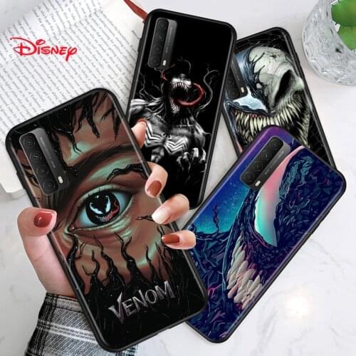 Silicone Cover Villain Marvel Venom For Huawei Y9S Y6S Y8S Y9A Y7A Y8P Y7P Y5P Y6P Y7 Y6 Y5 Pro Prime 2020 2019 Phone Case