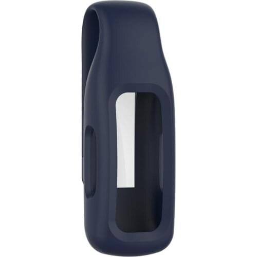 Smartwatch Protective Shell with Steel Clip Shockproof Silicone Soft Dust-proof Smartwatch Protective Case for Inspire 2