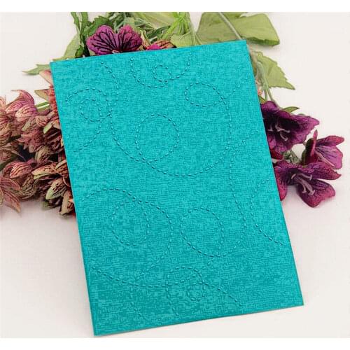 10.5x14.8cm Dotted line Embossing folders Plastic bump Scrapbooking DIY Template Fondant indentation Cake Photo Album Card Make