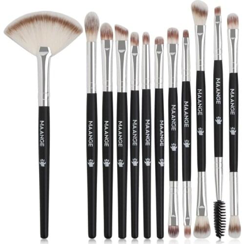 12pcs Professional Makeup Brushes Set Powder Eyeliner Eyelash Eye Shadow Foundation Blush Blending Beauty Cosmetic