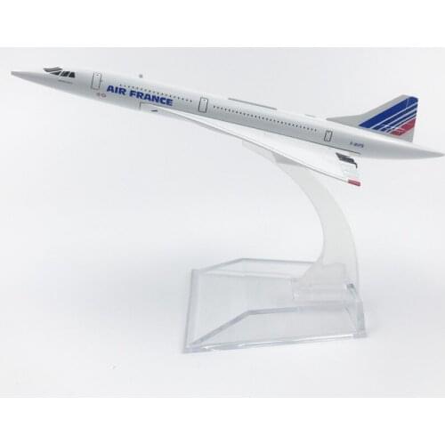 1: 400 Alloy Aircraft Model French Concorde Plane Model Diecast Aircraft Toys Airplane Airliner Kid Gifts Collectible