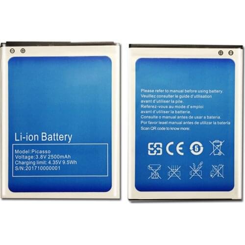 Mobile Phone Battery For BLUBOO PICASSO 2500mAh