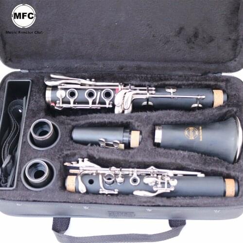 Free Shipping MFC Brand New Bb Clarinet 17 Keys Mouthpiece Accessories Professional Student Model