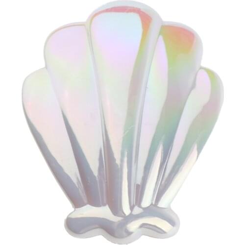 Shining Shell Hand Hair Detangling Comb Massage Scalp Brush Small Side