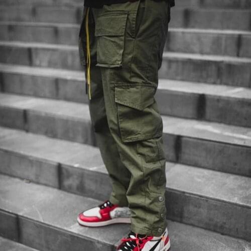 Cargo Pants Men Multi-pocket Mens Pants Streetwear Hip-Hop Casual Jogging Pant Trousers male Fashion Trend Student clothing