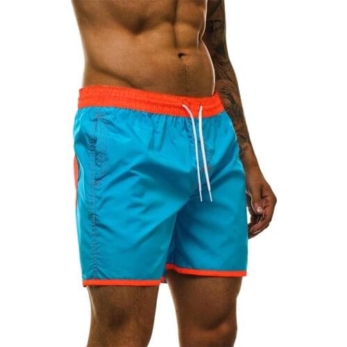 New Quick Dry Mens Swimming Shorts Mens Beach Board Shorts Briefs For Men Swim Trunks Summer Bathing Beach Wear Surf Boxer Brie