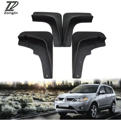 ZD Car Mudflaps Fit For Mitsubishi Outlander 2.4 2007 2008 2009 Mud Flaps Accessories Splash Guard Front Rear Mudguards Fenders