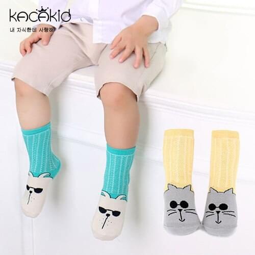 KACAKID Children Socks Cute Animal Expression Pattern Unisex Baby Children Socks Anti-slip Kids Baby Children Boy Socks ka 1131