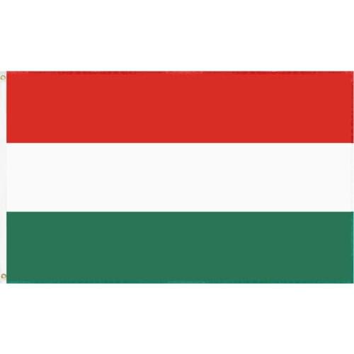 JiaHao 100% Polyester High Quality Wholesale Stock 3x5ft Hungary Flag