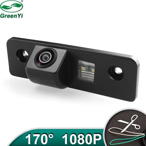 GreenYi HD AHD 1080P 170 Degree Fisheye Lens Vehicle Rear View Camera For Skoda Roomster Octavia Tour Fabia Car