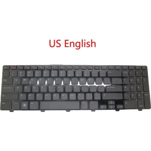 Laptop US Keyboard For DELL For Inspiron 15R N5110 M5110 M511R P17F English V119625AS2 00KMPC 0KMPC new