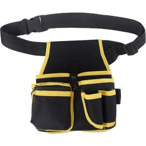 Multifunctional Tool Pouch Hardware Electrician Toolkit Drill Holster Waist Wrench Screwdriver Tool Bag N1HF
