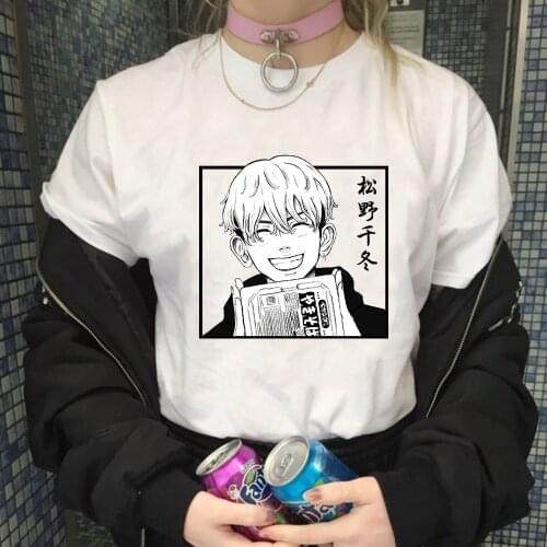 2021 Hot Anime Tokyo Revengers T Shirt Unisex Casual Tee Oversize Male T-shirt Summer O-neck Short Sleeve