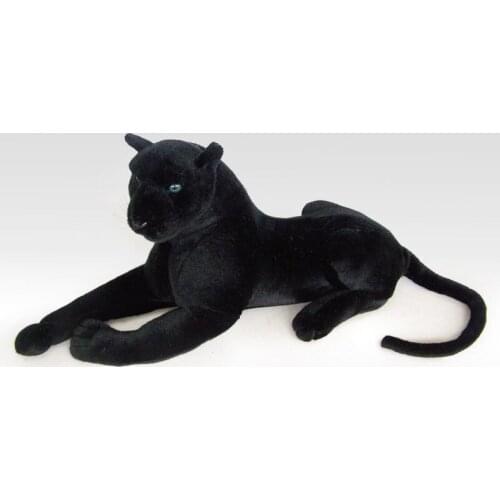 Huge plush real life black leopard toy big stuffed pathers doll gift about 120cm 3030