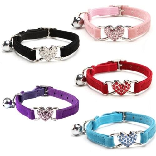 Puppy Kitten Collar With Bells the Pet cat Dogs Collar A cat Supplies