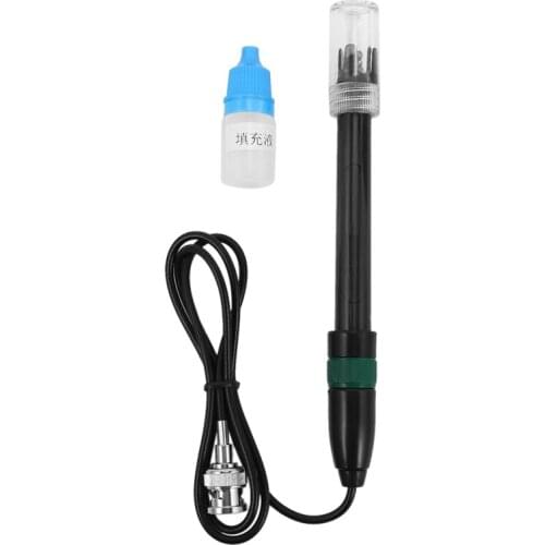 Professional Ph Meter [Laboratory Ph Electrode Probe / BNC Regulator Meter / Connector For Aquarium Hydroponics] With The Fillin