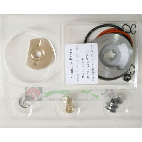 Free Ship Turbo Repair Kit rebuild CT12B 17201-67010 17201-67040 For TOYOTA LANDCRUISER HI-LUX 93 1KZ-T KZN130 3.0L Turbocharger