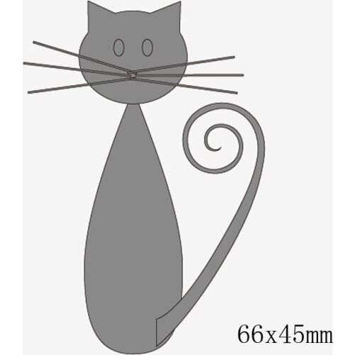 Handmade diy animals cats cutting Dies paper craft home decor metal cutting dies Craft Embossing Scrapbooking