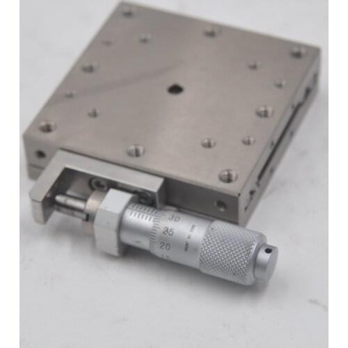 SURUGA SEIKI BSS16-60C manual X-axis high-precision optical displacement platform fine-tuning sliding table steel 60 * 60mm