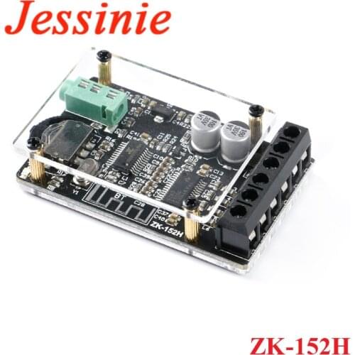 ZK-152H TPA3110D2 Bluetooth 5.0 Digital Power Amplifier Board Module 15W+15W 2.0 Channel Stereo Audio 2*15W AMP with AUX