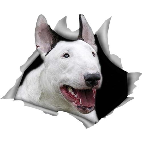 13cm 10.5cm For Dog Vinyl Car Stickers Scratch-Proof Decal Fashion Windshield Waterproof Suitable For GTR EVO SX