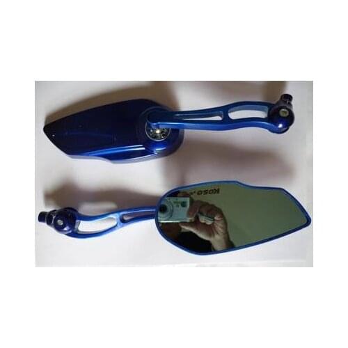 Motorcycle rearview mirror refires koso mirror bikes rear view mirror electric bicycle motorcycle aluminum rod reflective mirror