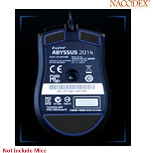 1 set Mouse Feet High quality mouse skates - 0.6mm thickness Mouse Feet For Razer Abyssus 2014