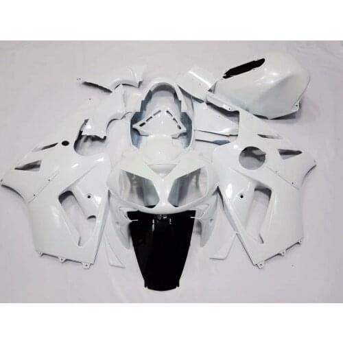 2021 WHSC best Motorcycle ABS Plastic Fairing Kit For KAWASAKI 12R 2002-2004 white