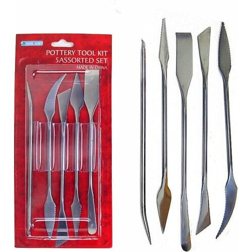 5 pcs Stainless steel sculpting knife soft pottery clay clay and clay tools