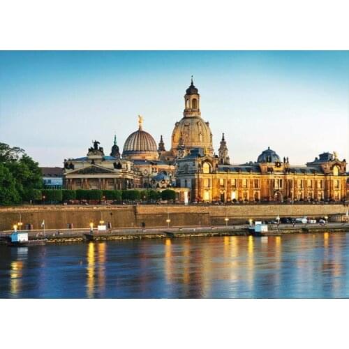 5D DIY Diamond Painting European landscape Full Square/Round Diamond Embroidery church Pictures Of Rhinestones Decoration TY941