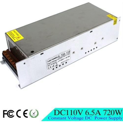 720V 6.5A DC110V Power Supply Switching Driver Transformer 110V 220V AC to DC 110V output for LED Industrial Equipment Machine