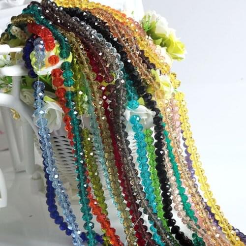 KoMee AAA Natural Stone Colorful Hematite beads 4mm 740pcs Flat Round Faceted Loose beads Stone ball Jewelry bracelet Making DIY