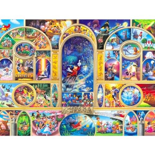 5D DIY Diamond Painting Disney Character Diamond Embroidery Full Square/Round Drill Cross Stitch Kits Mosaic Art Home Decor