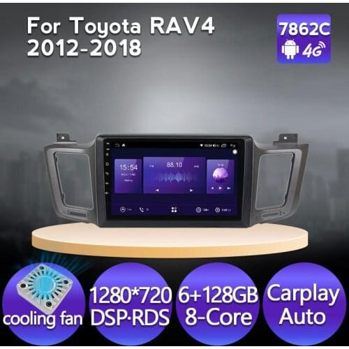 Navifly Android 11 Car Stereo Radio 8-Core DSP For Toyota RAV4 2012-2017 2018 GPS Navigation 4G IPS 1280*720 Multimedia Player