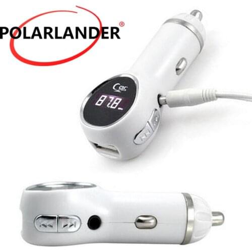 New Smartphone BluetoothMP3 Player Handsfree Car Kit Dual USB Charger FM Transmitter Handsfree with Micro SD/TF Card Reader