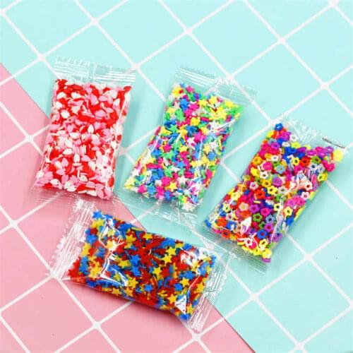 Flower Star Slices FiLLer POWder FOR SLime glue SpRINkle SliDing
