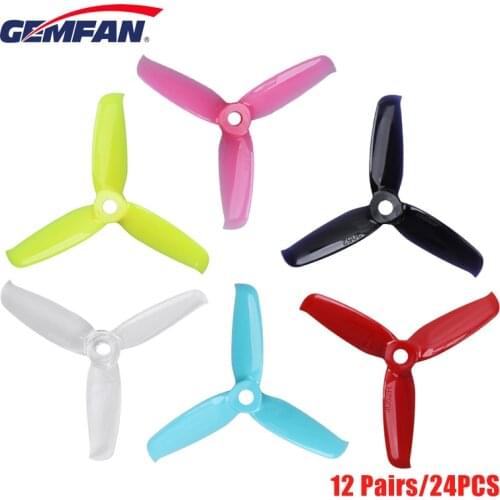 Gemfan Flash 3052 3X5.2X3 3-Blade 3inch PC Propeller 5mm Hole for RC FPV Racing Freestyle 3inch Toothpick Cinewhoop Duct Drones